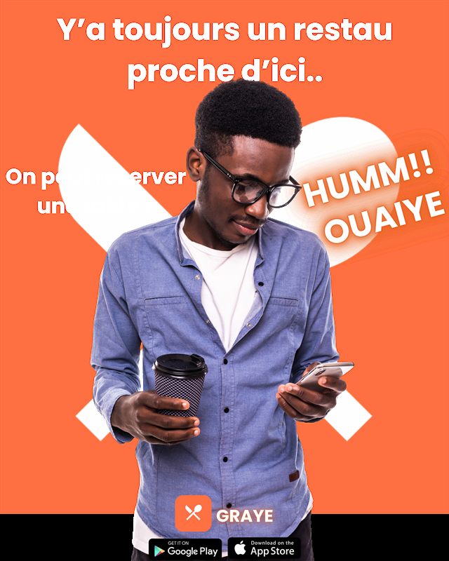 Affiche Graye : « Y'a toujours un restau proche d'ici »